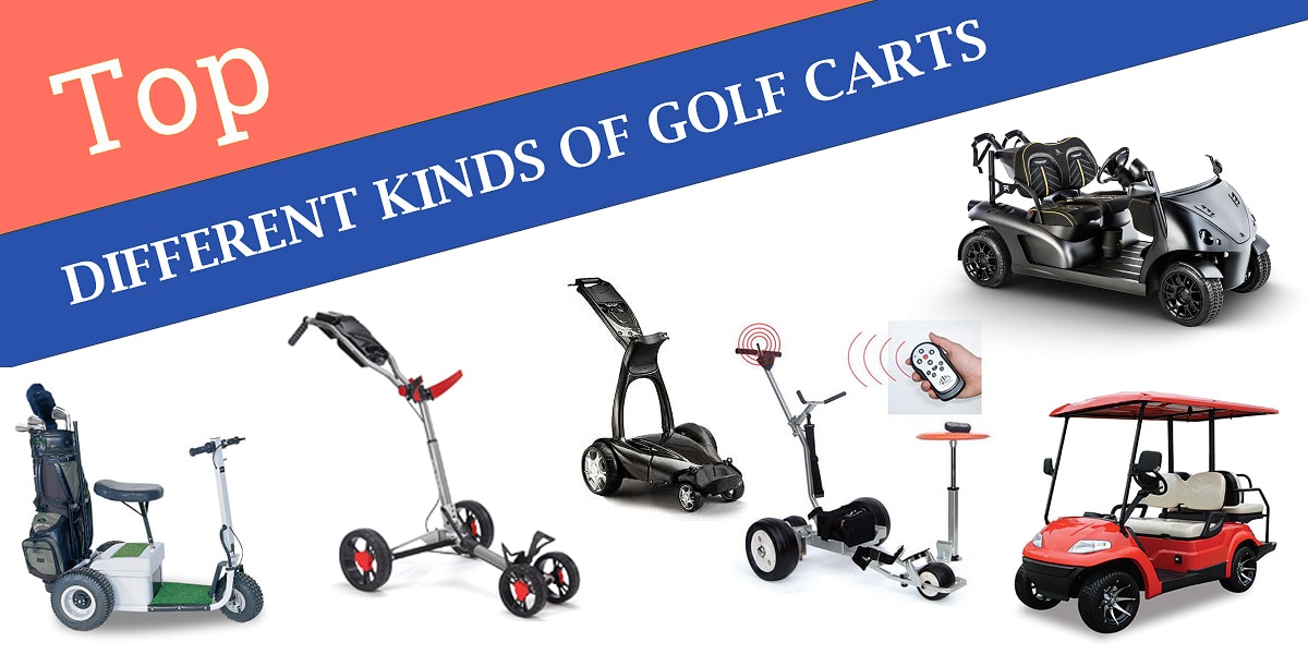 Different types of golf carts